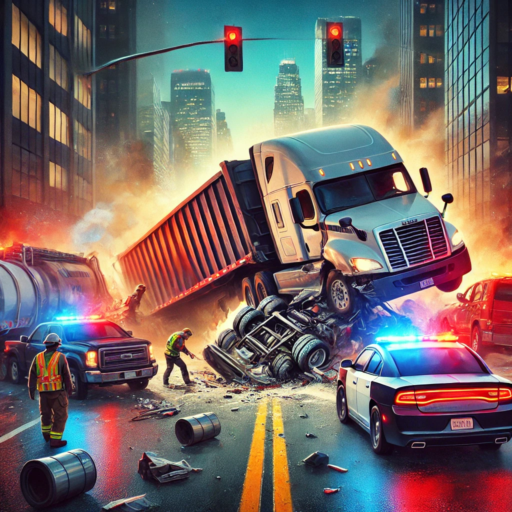 Tractor-Trailer, Garbage Truck, and Tanker Crashes