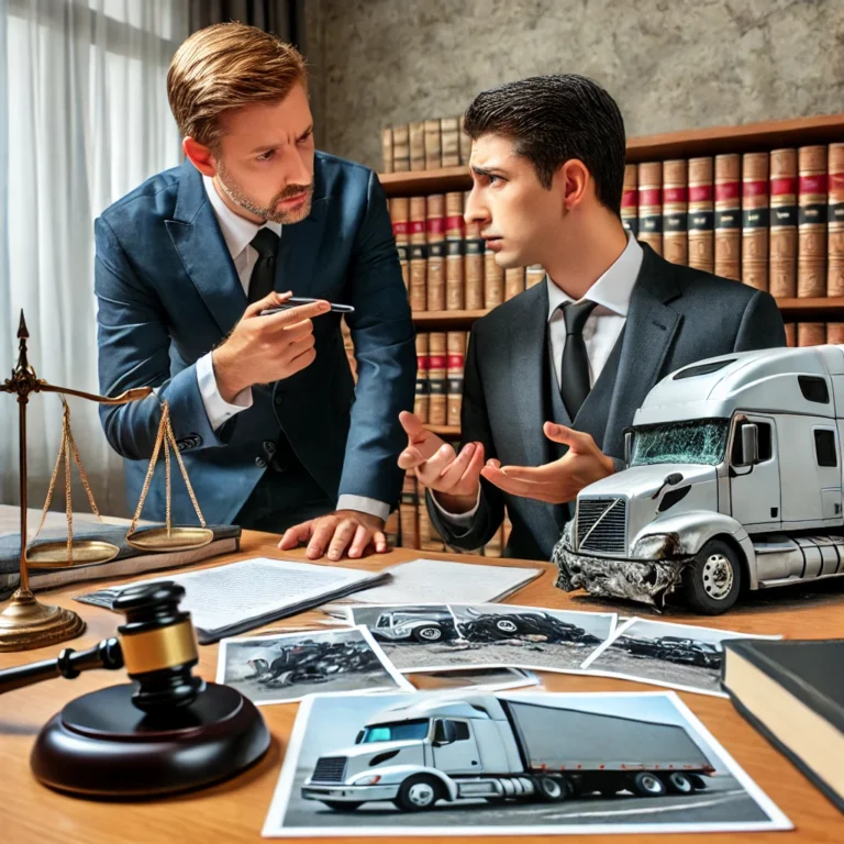 Truck Accident Case Proving Fault