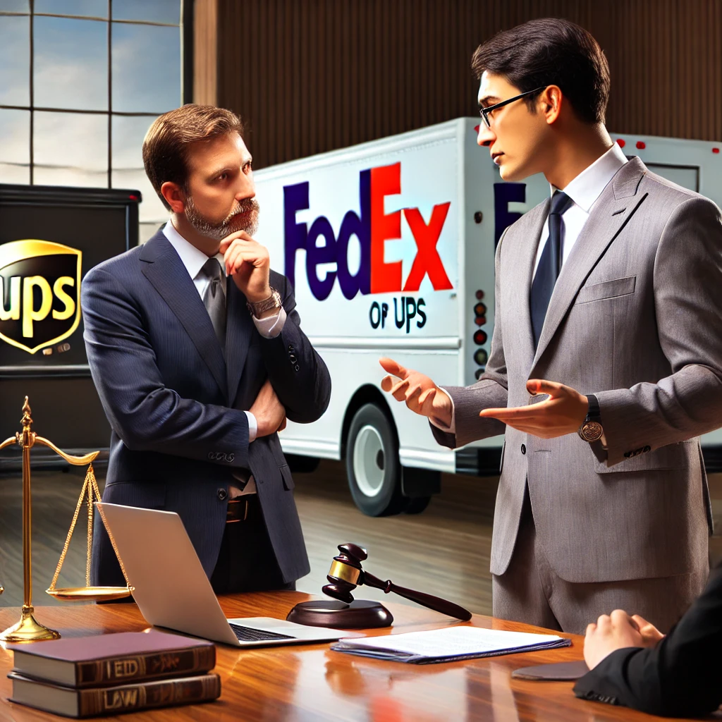 Sue FedEx or UPS